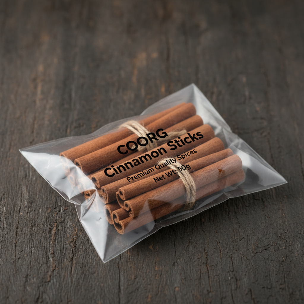 Premium Coorg Cinnamon Sticks