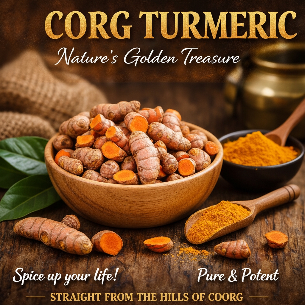 BUY ONLINE coorg turmeric INDIA