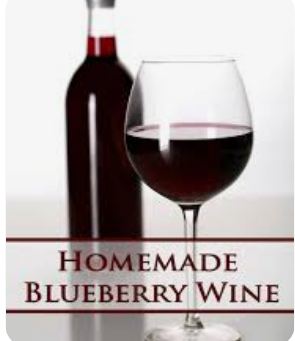 homemade blueberry wine