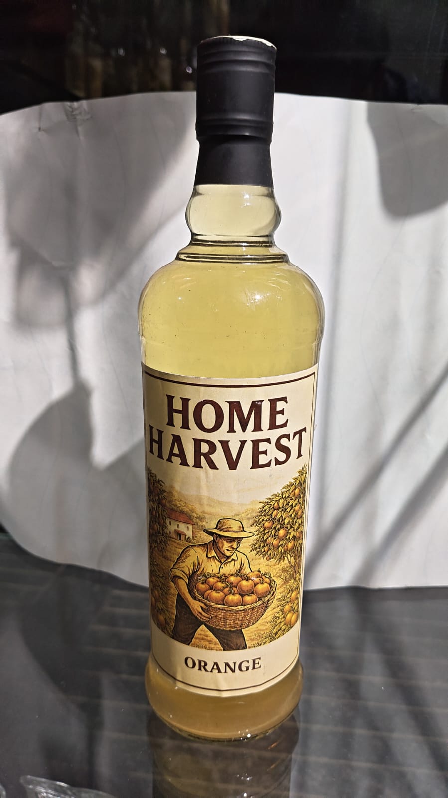 homemade orange wine